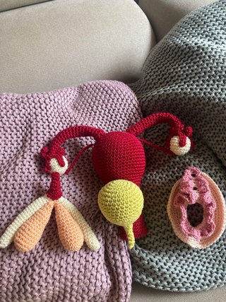 Figura Anatómica Femenina a Crochet