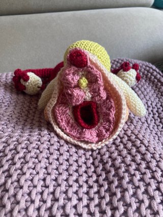Figura Anatómica Femenina a Crochet