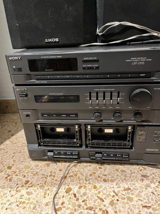 Equipo musical Sony vintage