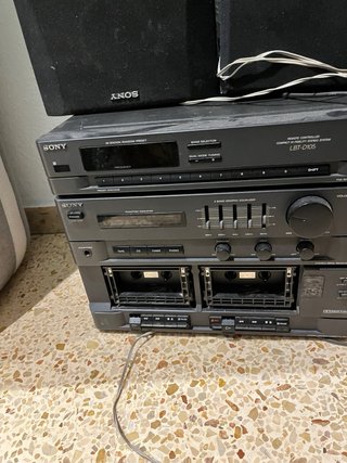 Equipo musical Sony vintage