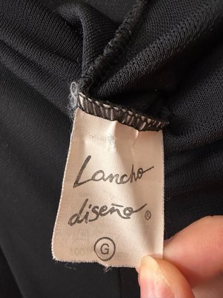 Pantalón negro transparente