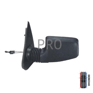 Espejo Completo Mecánico Convexo - Derecho - Peugeot 405 (1990 en adelante)