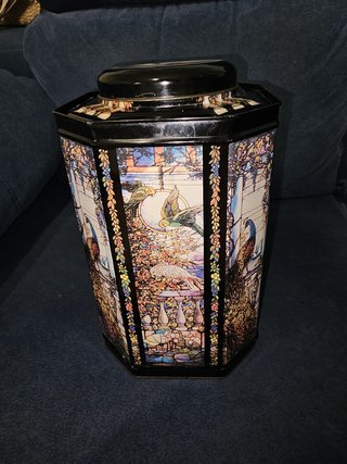 Lata de té metal vintage Kwinst