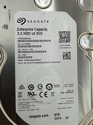 Lote 3 Discos Duros  8TB PARA PIEZAS T36D6R