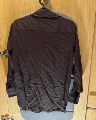 Camisa Zara S Marrón Fluida