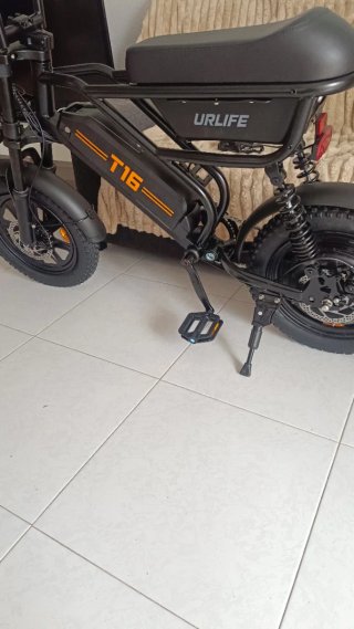Bici Eléctrica URFLIFE T16 Negra