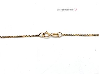 gargantilla oro 18k con piedra con diamante 18.5cm