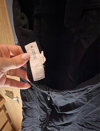 Vestido Zara Halter S Negro Fluido