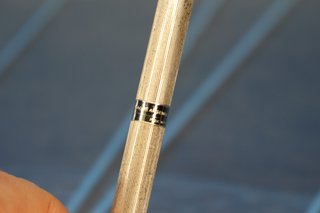 Bolígrafo Waterman plaqué plata.