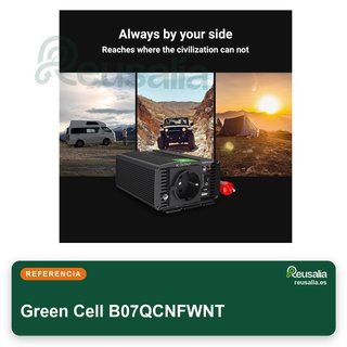 Green Cell inversor 150W 12V a 220V USB