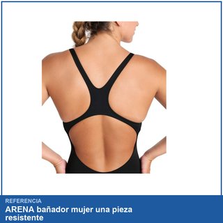 ARENA bañador mujer una pieza resistente