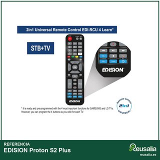 EDISION Proton S2 Plus receptor digital Full HD