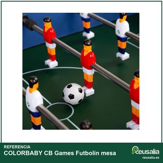COLORBABY futbolín madera niños juego equipo