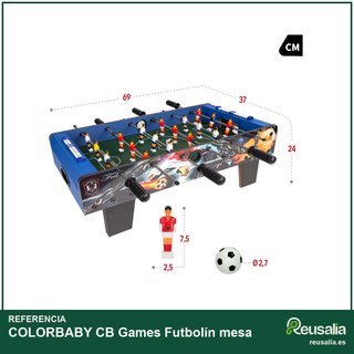 COLORBABY futbolín madera niños juego equipo