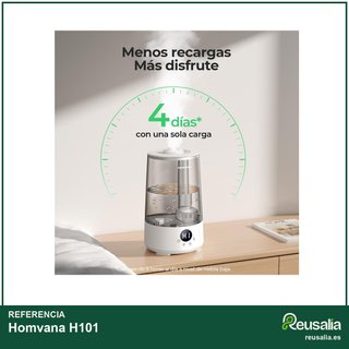Homvana humidificador ultrasónico 3.6L gris