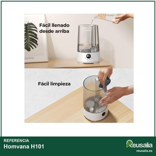 Homvana humidificador ultrasónico 3.6L gris