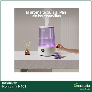 Homvana humidificador ultrasónico 3.6L gris
