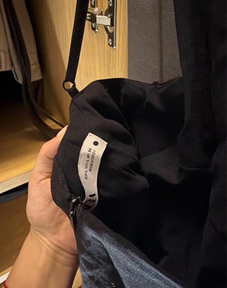 Vestido Zara Negro Midi Talla S