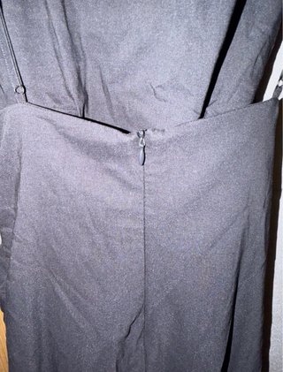 Vestido Zara Negro Midi Talla S
