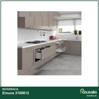 Emuca kit cajón cocina baño blanco