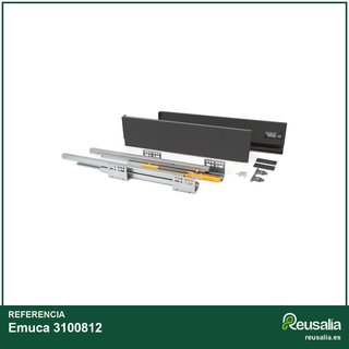 Emuca kit cajón cocina baño blanco