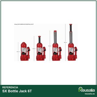 SX Bottle Jack gato hidráulico 6T compacto