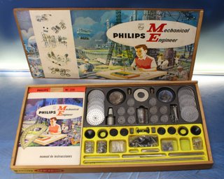 Antiguo juego Philips ME 1200, Mechanical Engineer. Años 60.