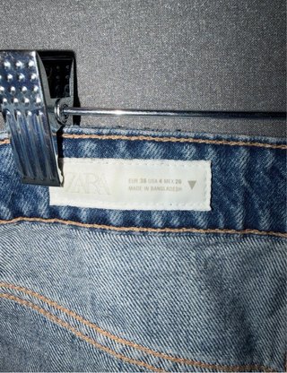 Shorts vaqueros Zara TRF cintura media Talla S