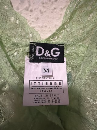 Top Verde Vintage Dolce & Gabbana Talla M