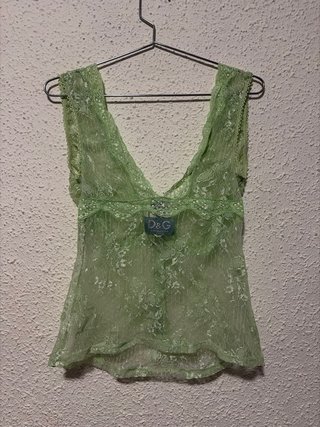 Top Verde Vintage Dolce & Gabbana Talla M