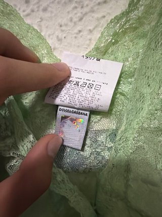 Top Verde Vintage Dolce & Gabbana Talla M