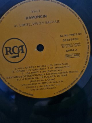 Vinilo Ramoncín - Al Límite Vivo y Salvaje