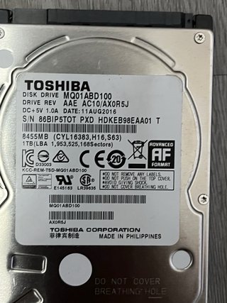 Lote 3 Discos Duros HGST, Seagate, Toshiba 3S5ZTS