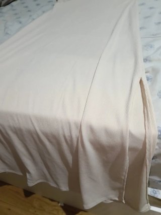 Vestido largo beige