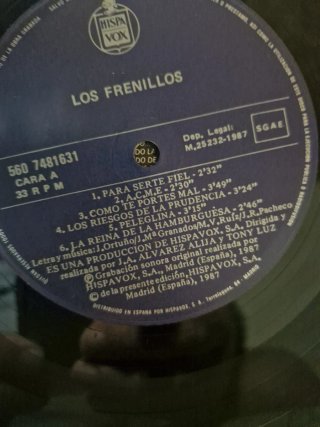 Vinilo frenillos