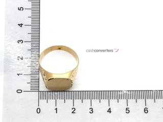 sello oro 18k con circonita