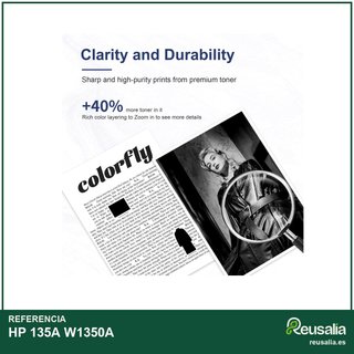 Tóner negro compatible HP 135A W1350A