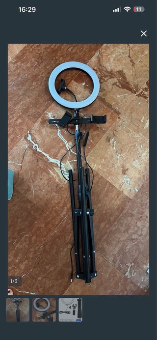 Aro de Luz LED con Trípode y Soporte
