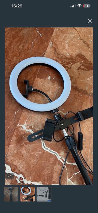 Aro de Luz LED con Trípode y Soporte