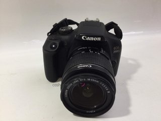 camara digital reflex canon eos 2000d
