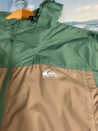 Cortavientos Quiksilver Overcast Verde/Marrón