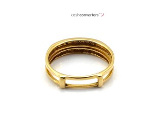 sortija oro 18k con piedra con diamante