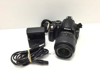 camara digital reflex nikon d3000+ed 18-55mm 1:3.5-5.6g ii af-s dx nikkor