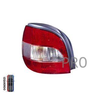 Piloto Trasero Sin Portalámparas Blanco Rojo - Izquierdo - Renault SCENIC II (1999-2003)