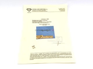 pendientes oro 18k con piedra con diamante