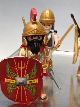PLAYMOBIL, 4 Arqueros Romanos, imperio romano