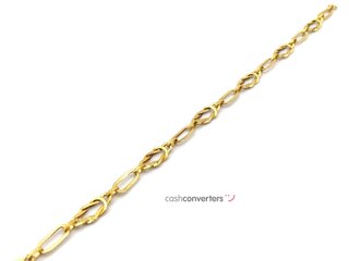 pulsera oro 18k con piedra con circonita