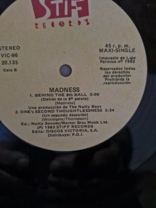 Vinilo Madness Wings of a Dove