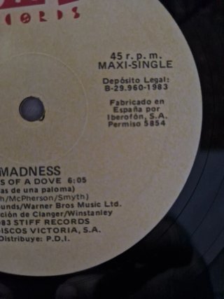 Vinilo Madness Wings of a Dove