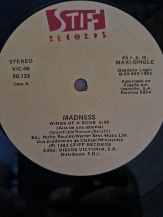 Vinilo Madness Wings of a Dove